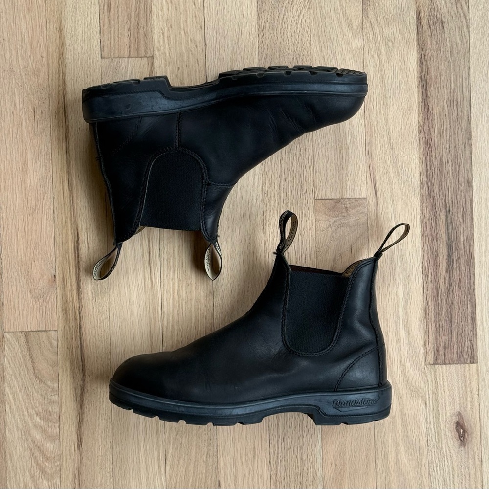 Blundstone 558 Black Leather Chelsea Boots Men’s 9.5 US